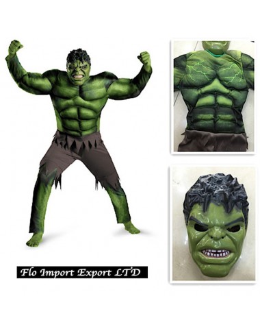 Hulk Maschera Vestito Carnevale Bambino Adulto HULK01